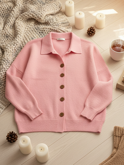 詩織 | クラシック カラーニットカーディガン