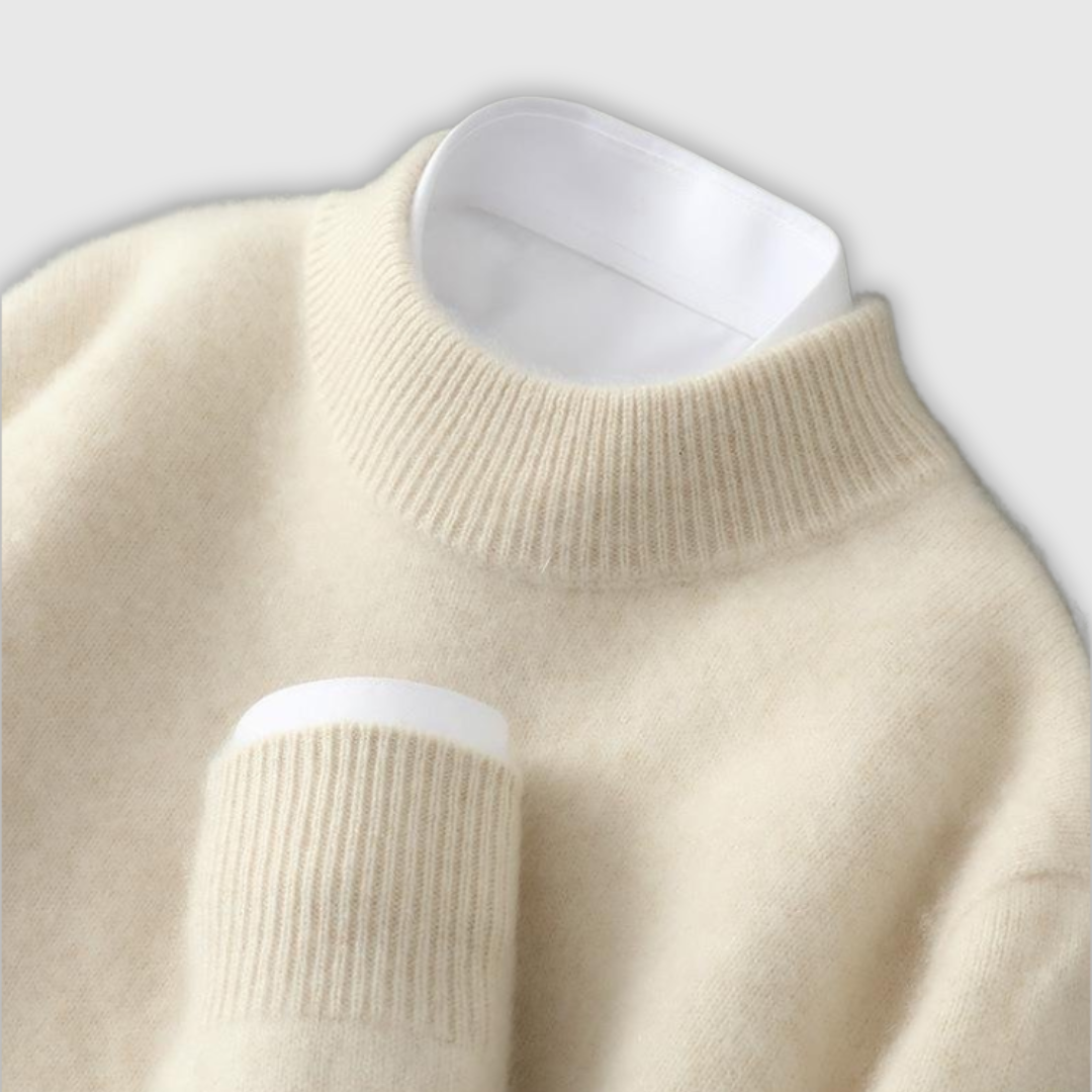 悠斗 | ソフトモックネックセーター