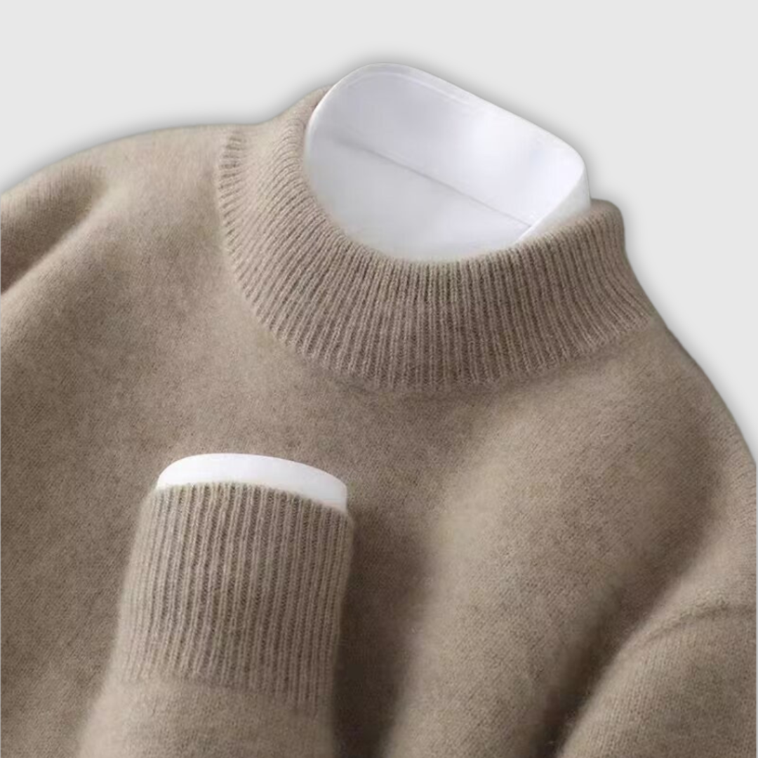 悠斗 | ソフトモックネックセーター