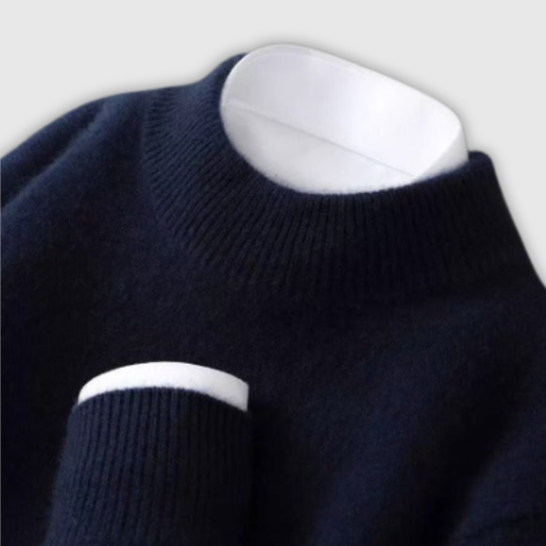 悠斗 | ソフトモックネックセーター