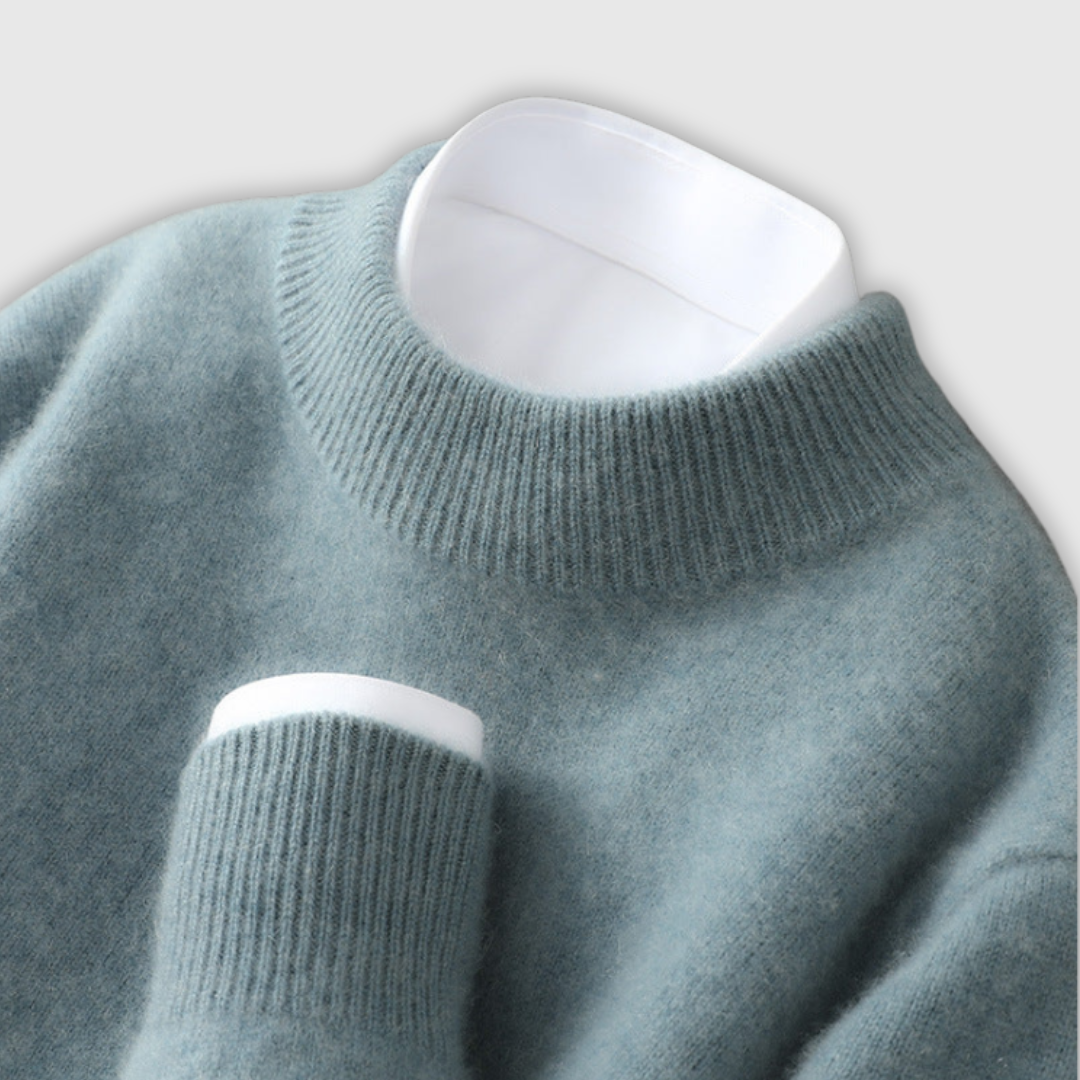 悠斗 | ソフトモックネックセーター