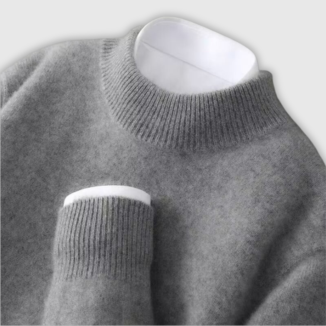悠斗 | ソフトモックネックセーター