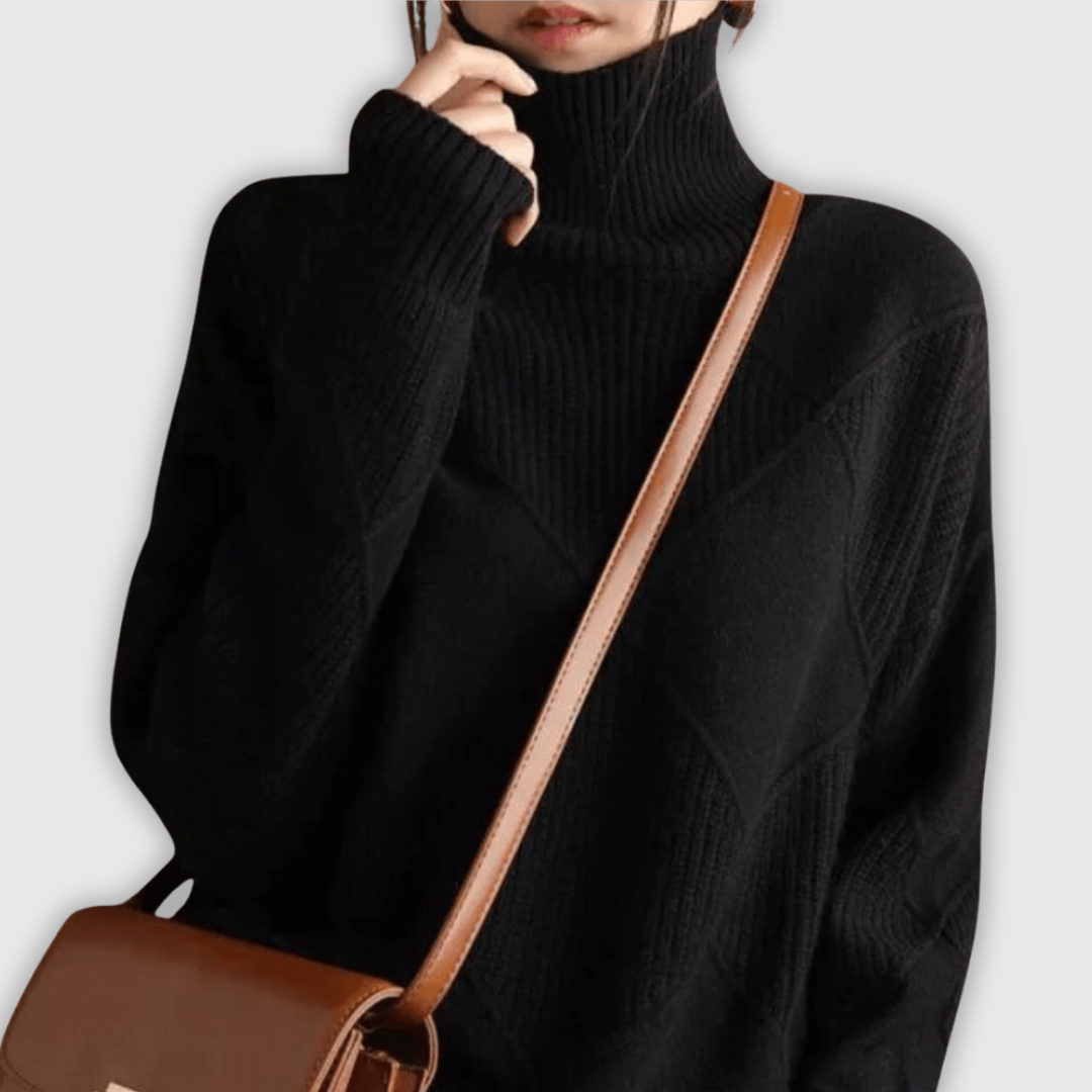 アヤカ｜エレガント・タートルニット