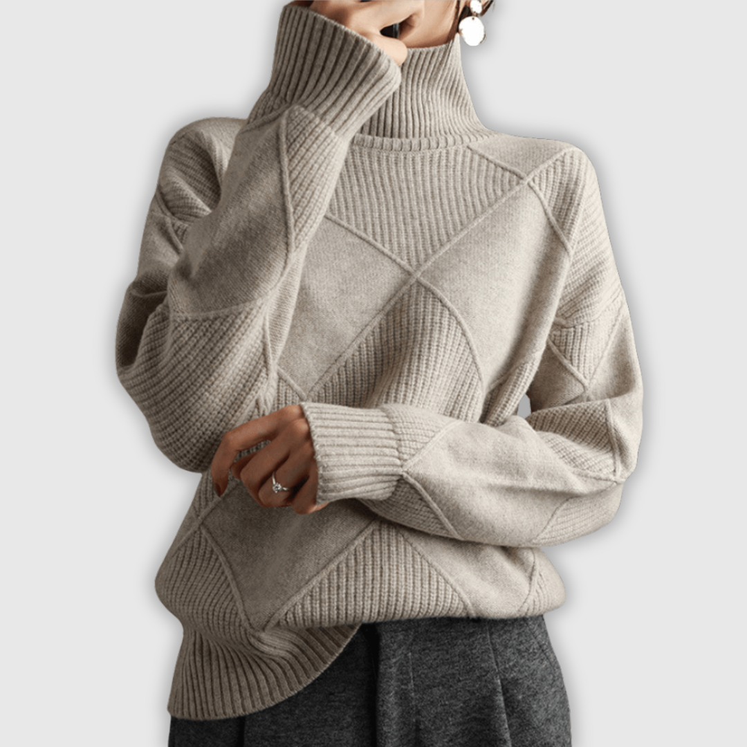 アヤカ｜エレガント・タートルニット