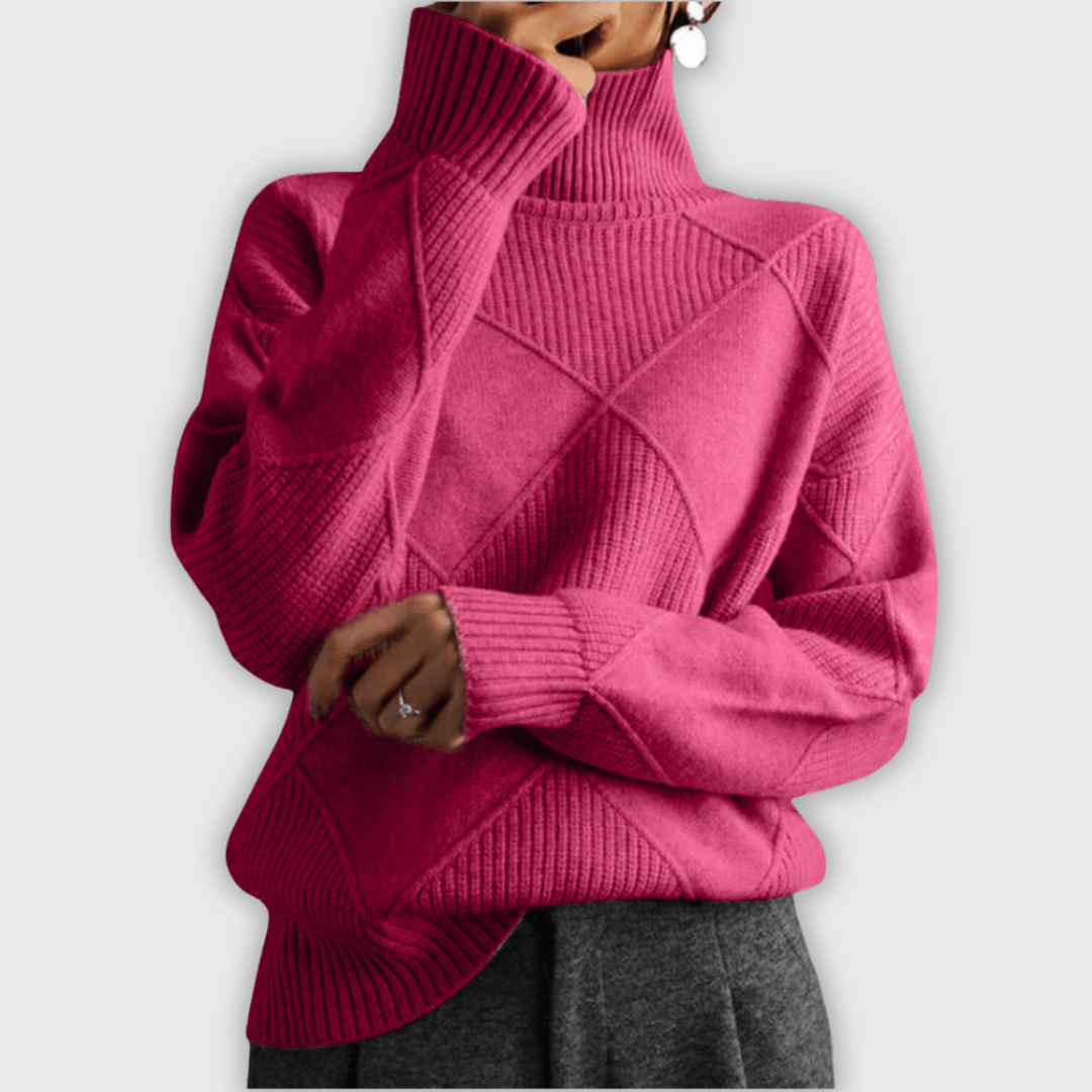 アヤカ｜エレガント・タートルニット