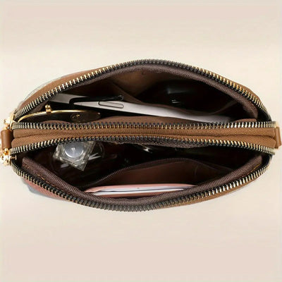 パール | パッチワークレザー クロスボディバッグ