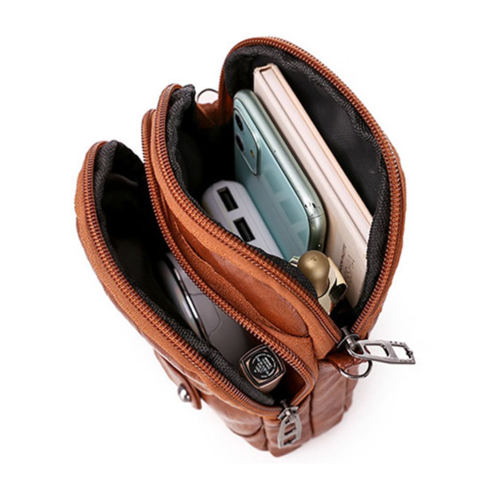 ナオミ | コンパクトレザー クロスボディバッグ