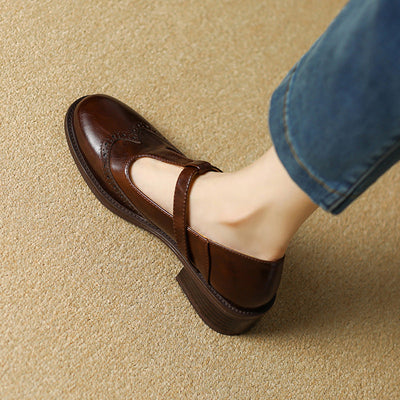 イザベル | ヴィンテージウィングチップフラット