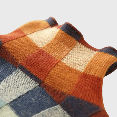 彩葉 | カラーブロックチェックセーター