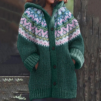 エヴァンジェリン | ノルディックニットフードカーディガン