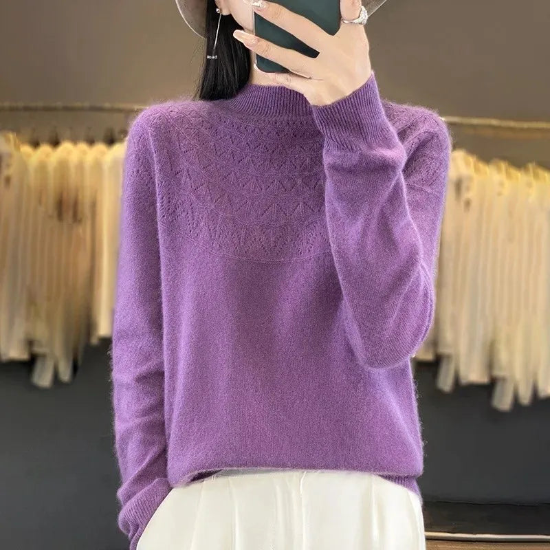 美緒 | エアリーカラーパフニット