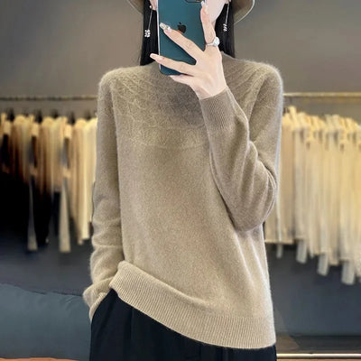 美緒 | エアリーカラーパフニット