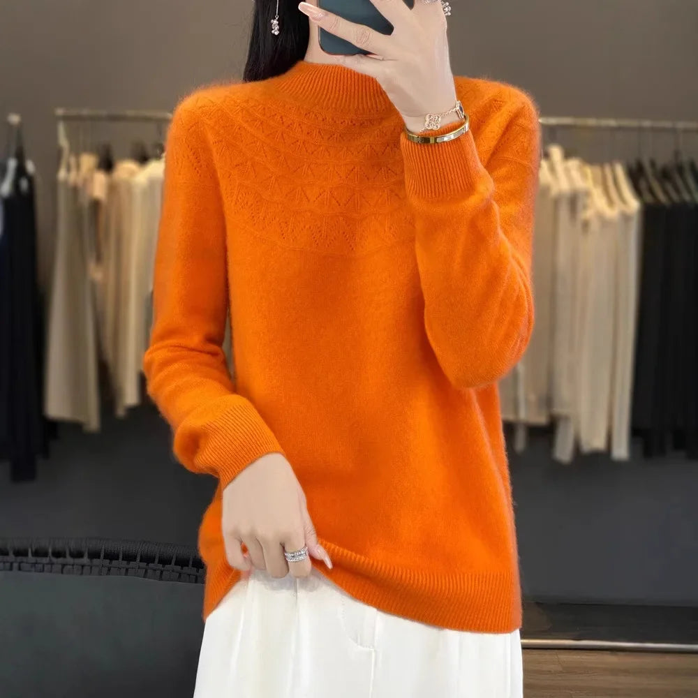 美緒 | エアリーカラーパフニット