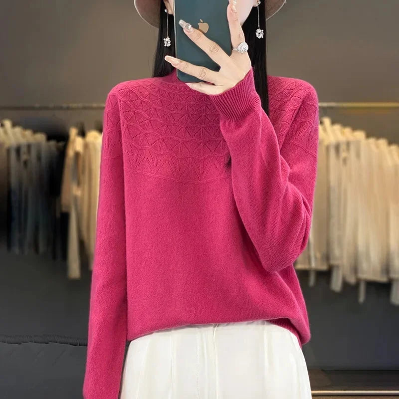 美緒 | エアリーカラーパフニット