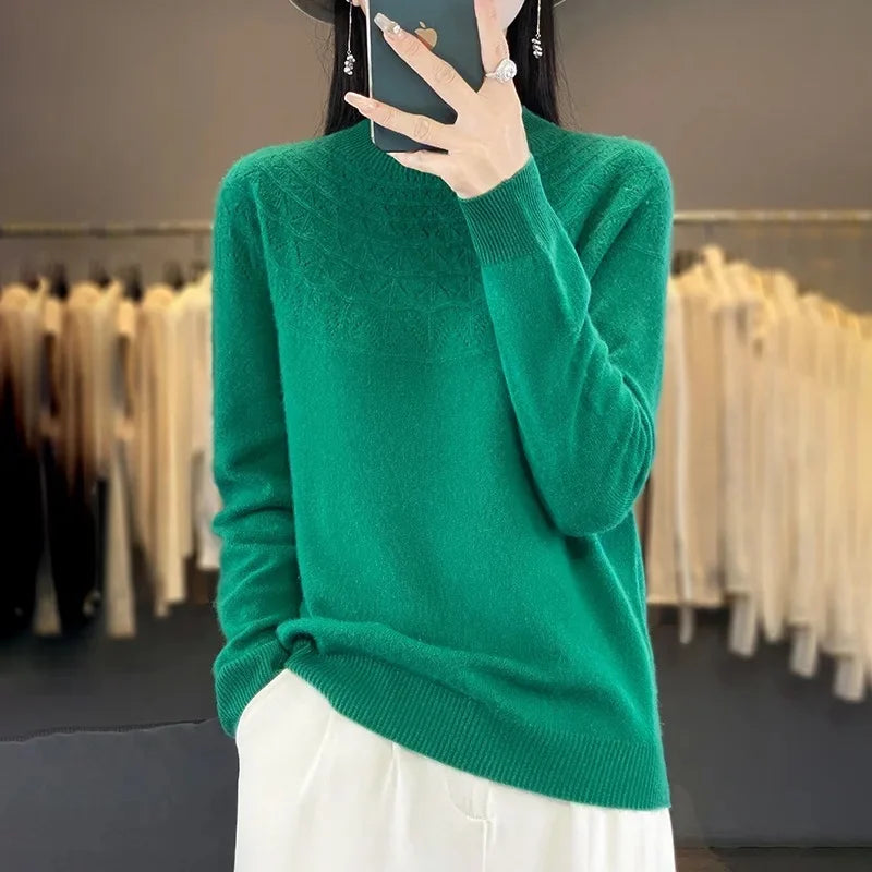 美緒 | エアリーカラーパフニット