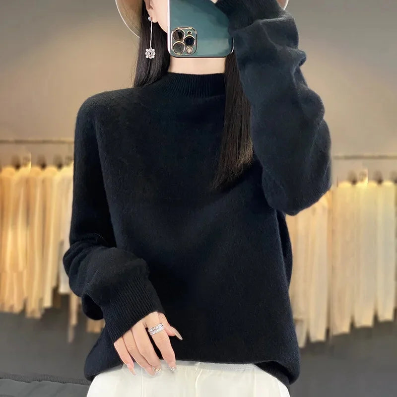 美緒 | エアリーカラーパフニット