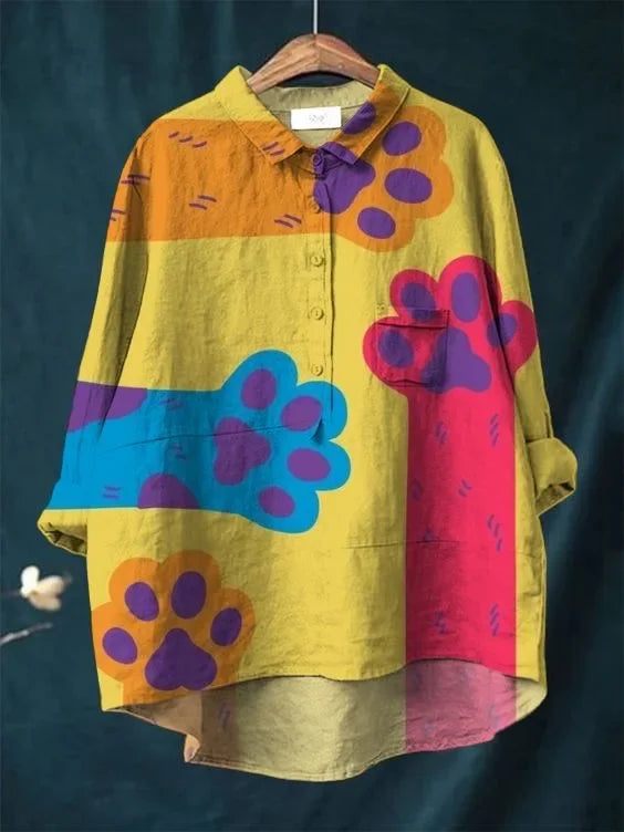 リンジー | 遊び心満載の猫シャツ