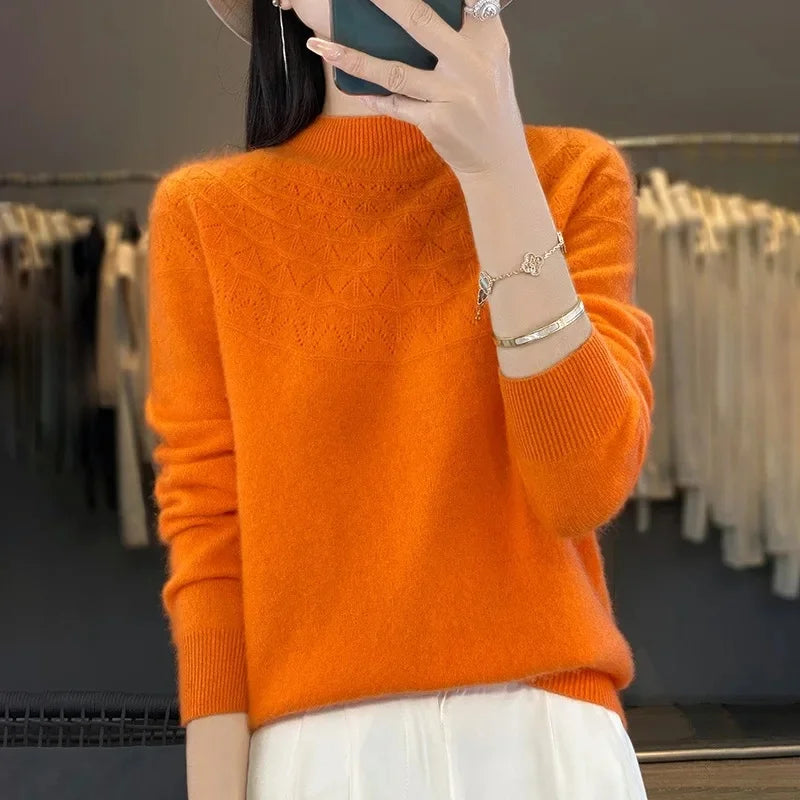 美緒 | エアリーカラーパフニット