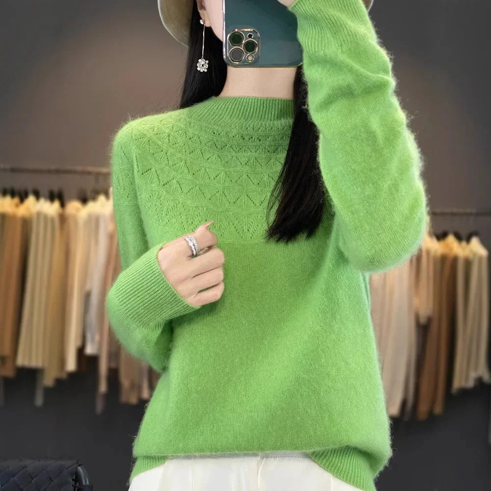 美緒 | エアリーカラーパフニット