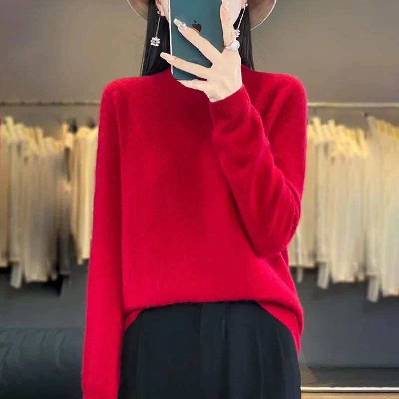 美緒 | エアリーカラーパフニット