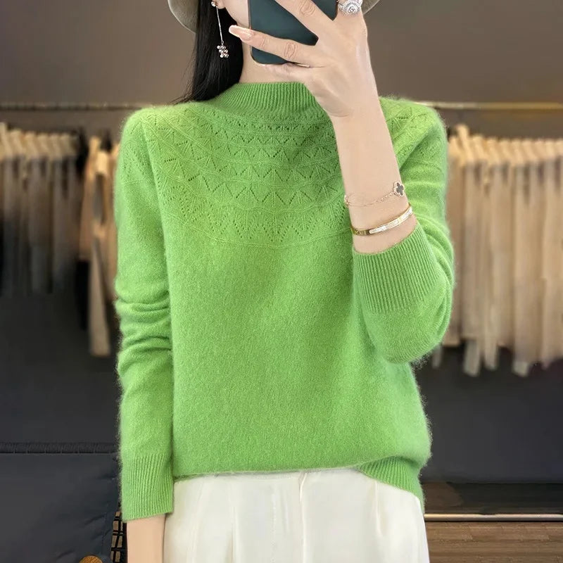 美緒 | エアリーカラーパフニット