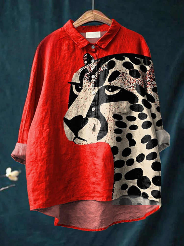 ナラ | ボールドチーター柄シャツ
