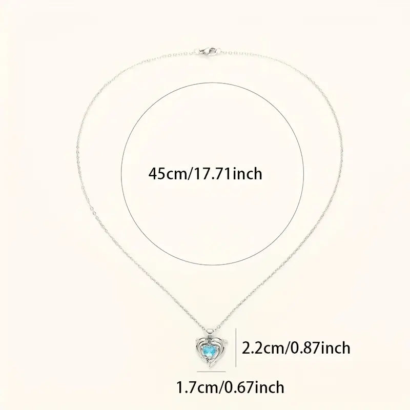 愛子｜オーシャンハートネックレス