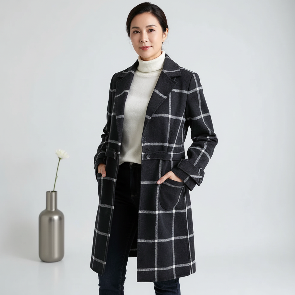 綾音 | クラシックチェックコート